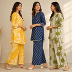 3 Women's Printed Co-Ord Set Collection ( P4 )