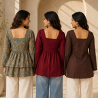 3 Short Kurtis, One Perfect Combo | SK-08