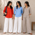 3 Linen Top with Bottom ( L5 )
