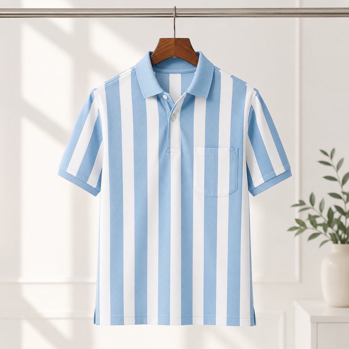 4 Men's Everyday Polo T-Shirts with Pockets ( P-2 )