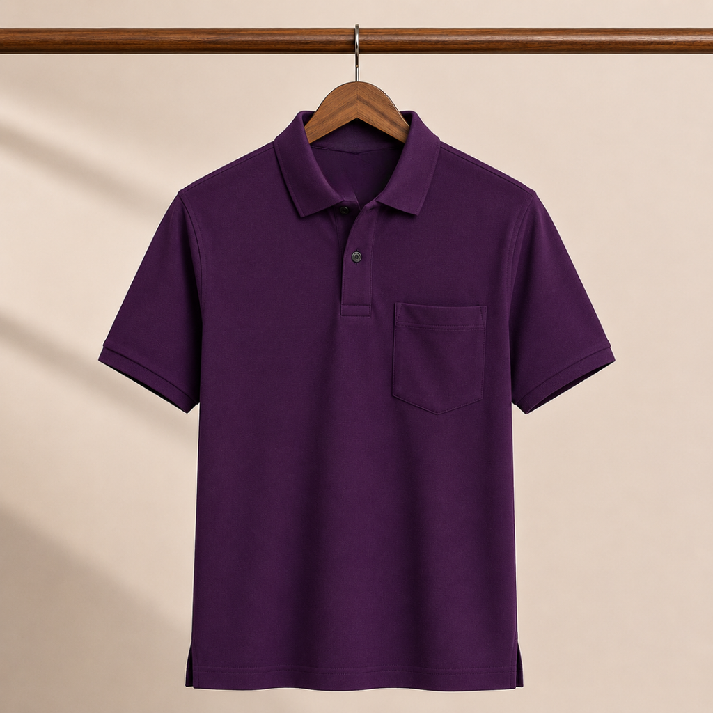 4 Men's Casual Polo Collection With Pockets ( C2 )