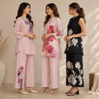 3 Women's Printed Co-Ord Set Collection ( P6 )