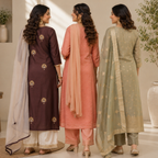 3 Women's Kurta Styles with Dupatta ( K5 )
