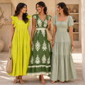 3 Women's Maxi Dress Collection ( D1 )
