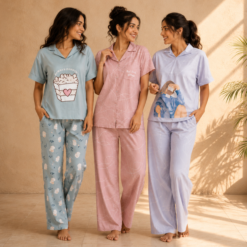 3 Women's Nightwear Collection | Everyday Comfort ( N1 )