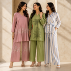 3 Women's Daily Wear Co-Ord Set ( D1 )