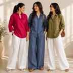3 Linen Top with Bottom ( L1 )
