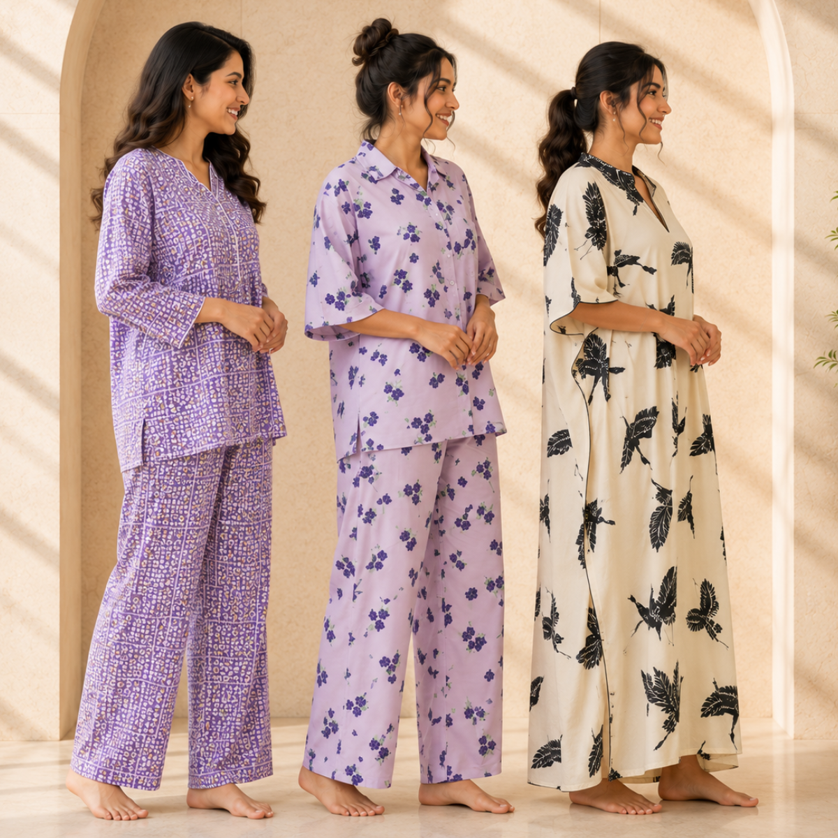 3 Women's Nightwear Collection | Everyday Comfort ( N8 )