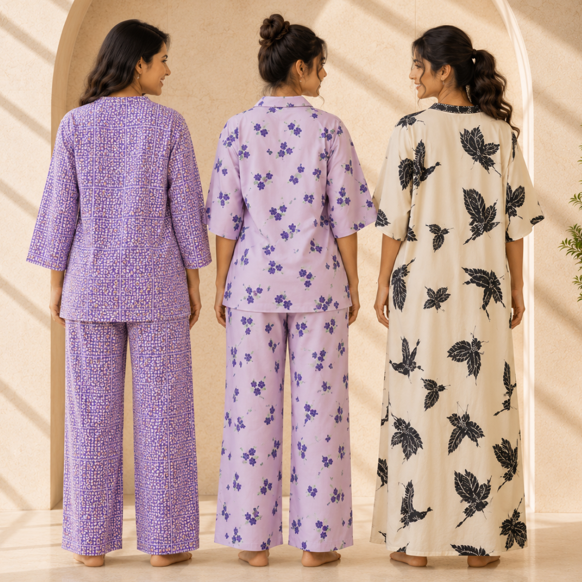 3 Women's Nightwear Collection | Everyday Comfort ( N8 )