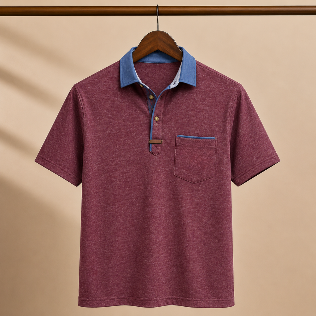 4 Men's Casual Polo Collection With Pockets ( C3 )