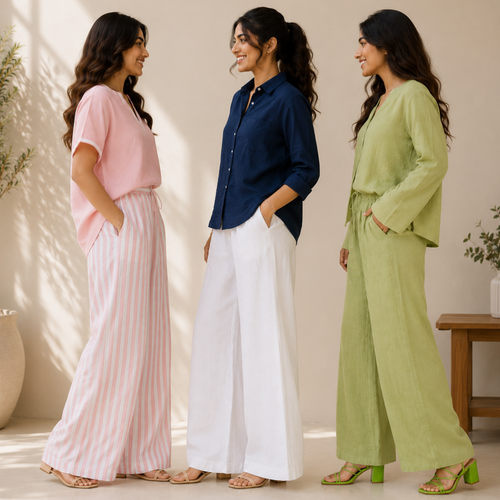 3 Linen Top with Bottom ( L9 )