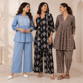 3 Women's Printed Co-Ord Set Collection ( P10 )