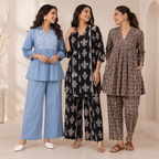 3 Women's Printed Co-Ord Set Collection ( P10 )
