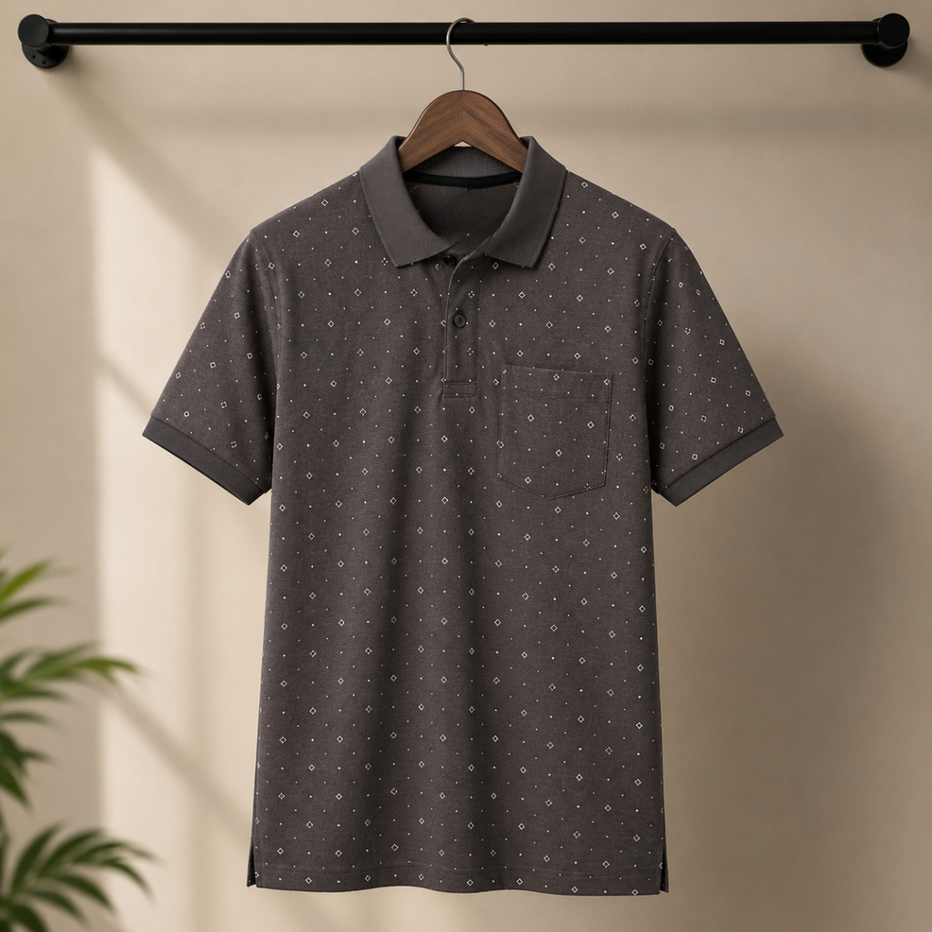 4 Men's Casual Polo Collection With Pockets ( C4 )