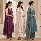 3 Women's Kurta Styles with Dupatta ( K9 )