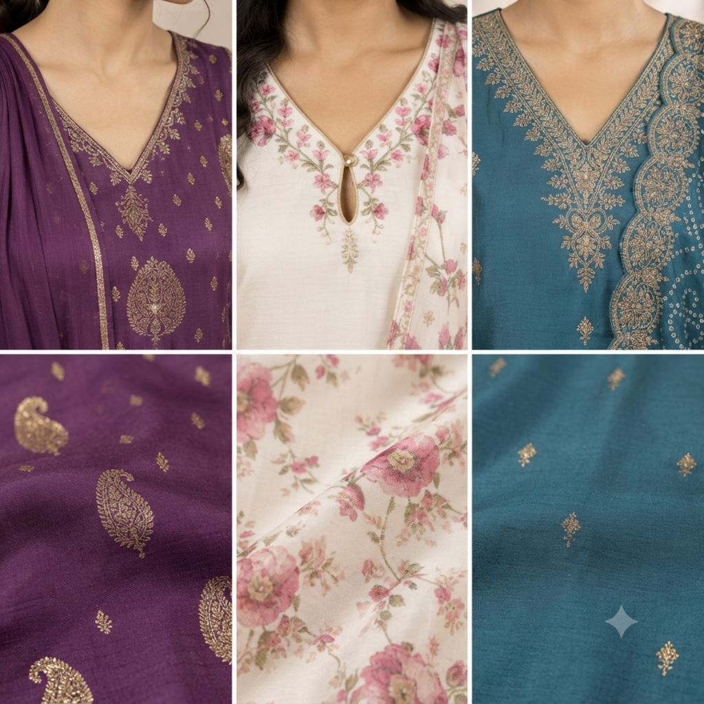 3 Women's Kurta Styles with Dupatta ( K9 )