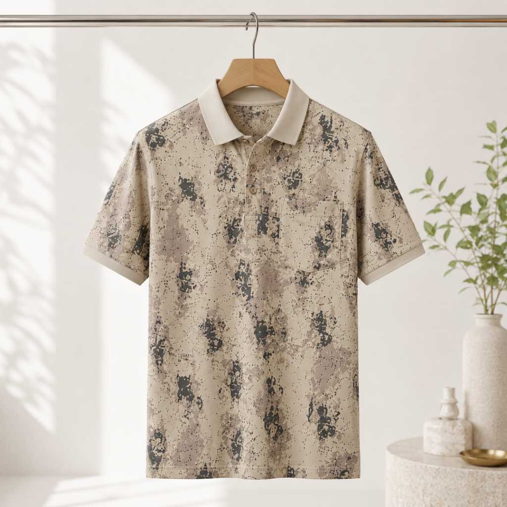 4 Men's Everyday Polo T-Shirts with Pockets ( P-4 )