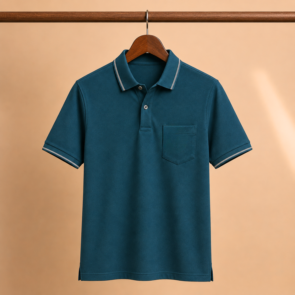 4 Men's Casual Polo Collection With Pockets ( C1 )