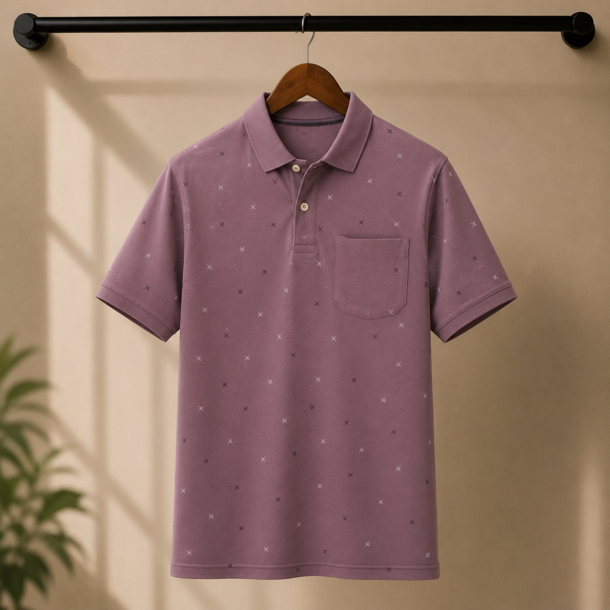 4 Men's Casual Polo Collection With Pockets ( C5 )