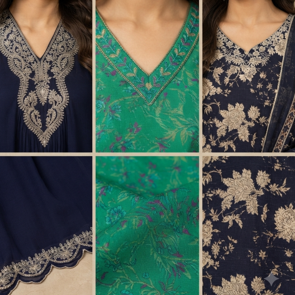 3 Women's Kurta Styles with Dupatta ( K10 )