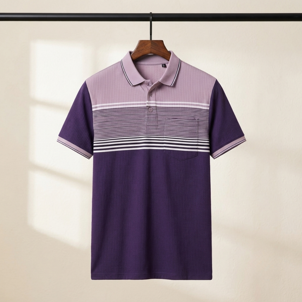 4 Men's Casual Polo Collection With Pockets ( C5 )