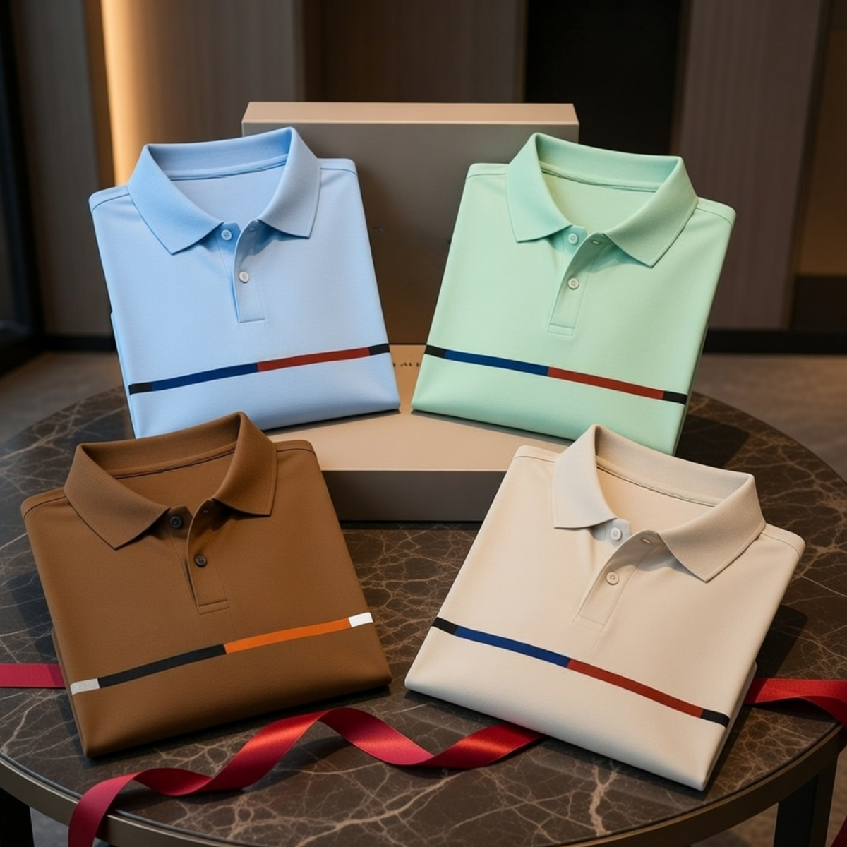 Pack of 4 Premium Polo T-Shirts for Men | PT-06