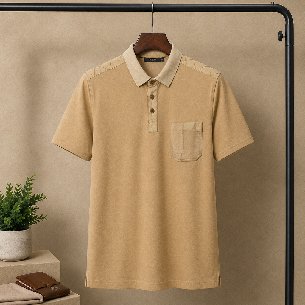 4 Men's Casual Polo Collection With Pockets ( C6 )
