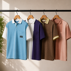 4 Men's Daily Wear Polo T-Shirts with Pockets ( T5 )