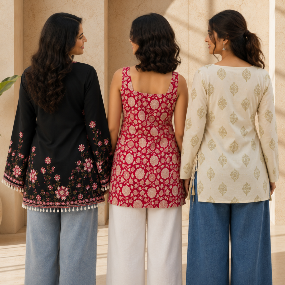3 Short Kurtis, One Perfect Combo | SK-06