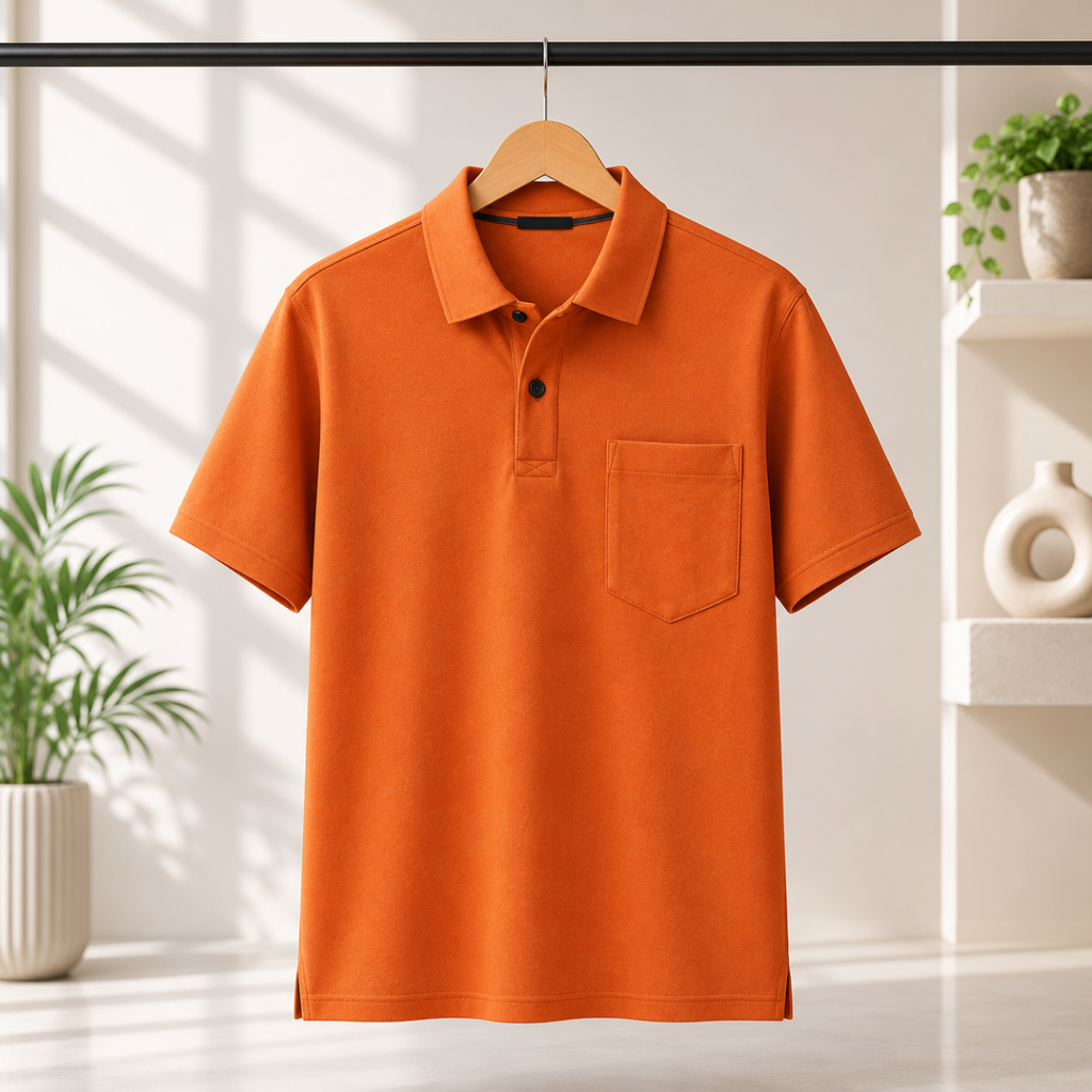 4 Men's Everyday Polo T-Shirts with Pockets ( P-5)