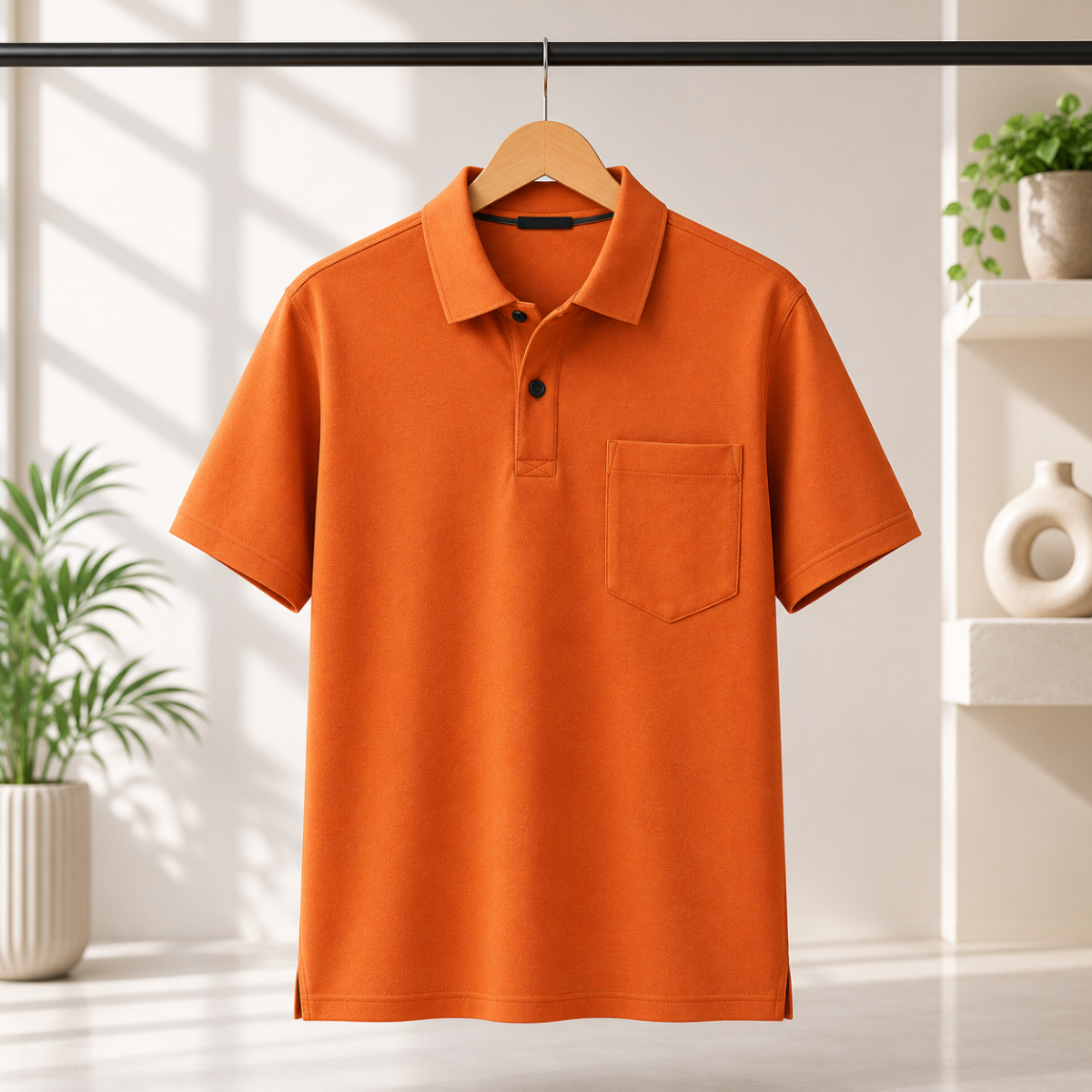 4 Men's Everyday Polo T-Shirts with Pockets ( P-5)