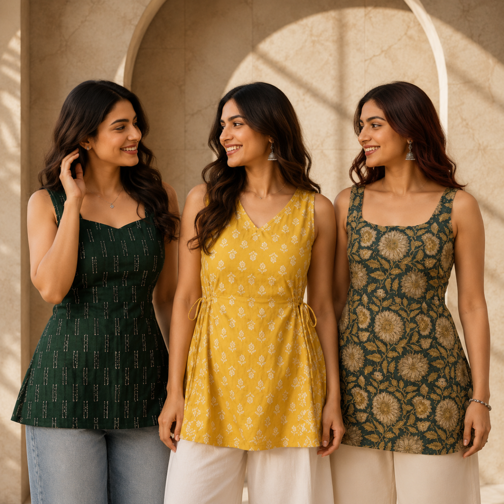 3 Short Kurtis, One Perfect Combo | SK-07