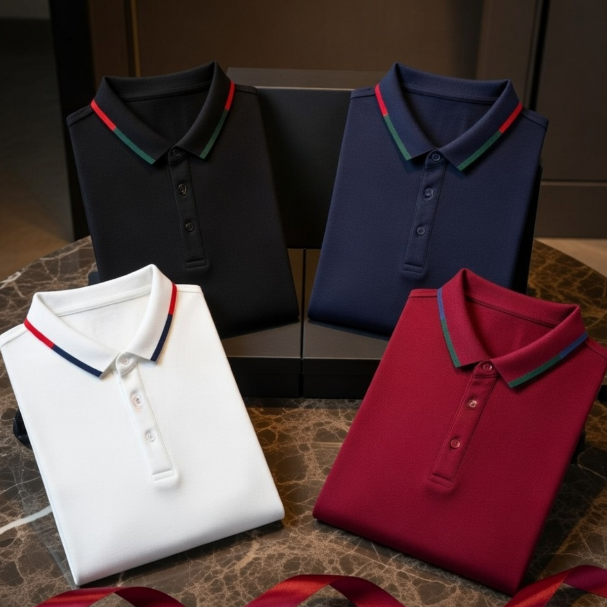 Pack of 4 Premium Polo T-Shirts for Men | PT-02