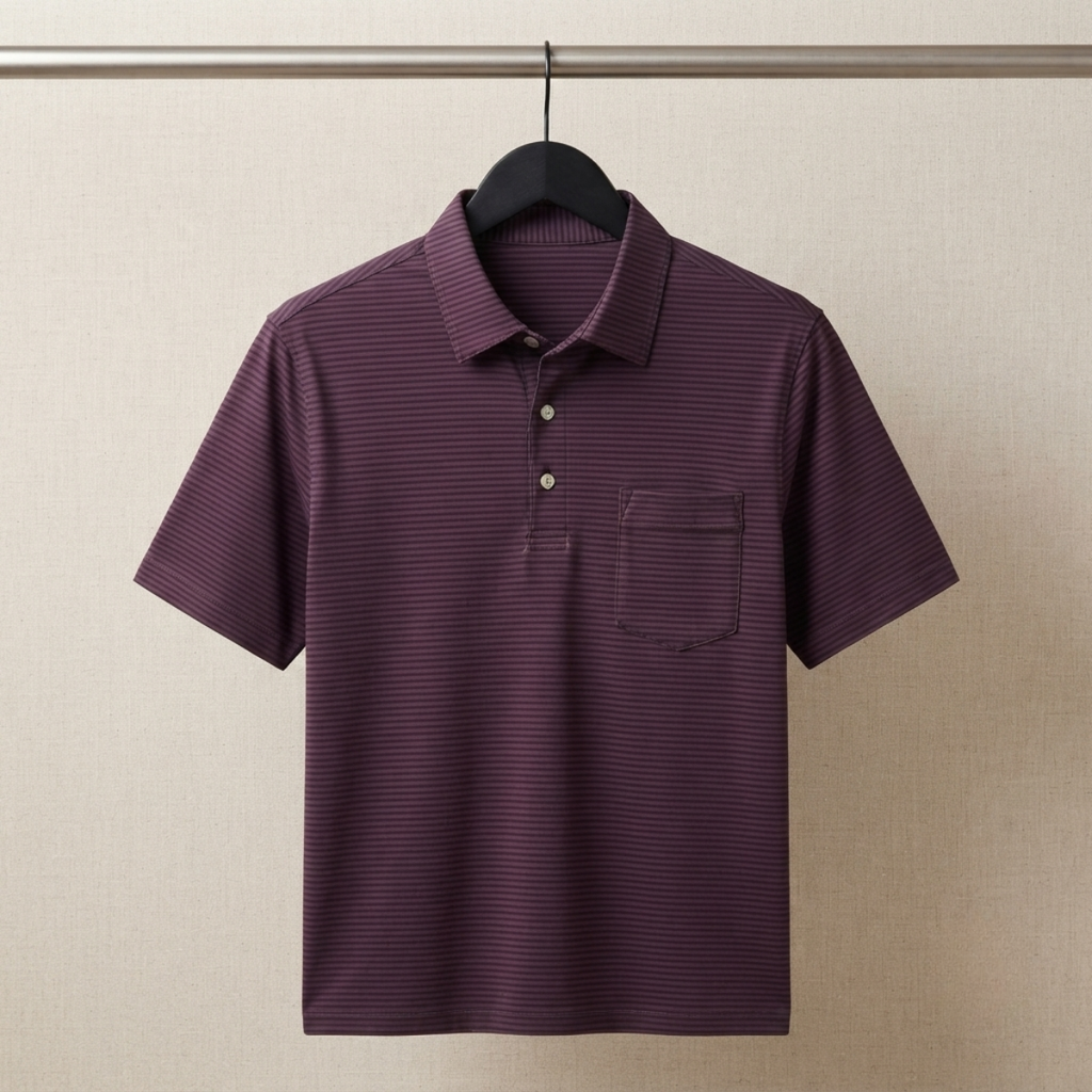 4 Men's Casual Polo Collection With Pockets ( C8 )