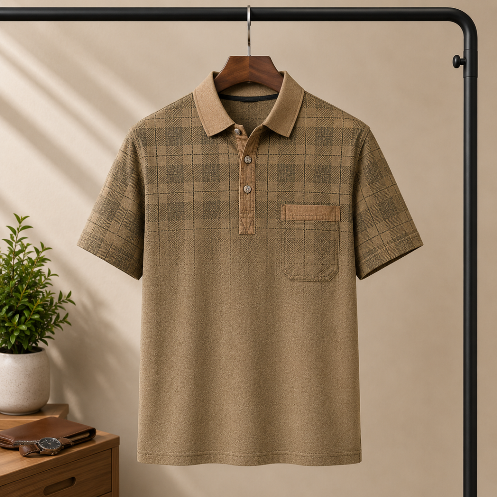 4 Men's Casual Polo Collection With Pockets ( C9 )