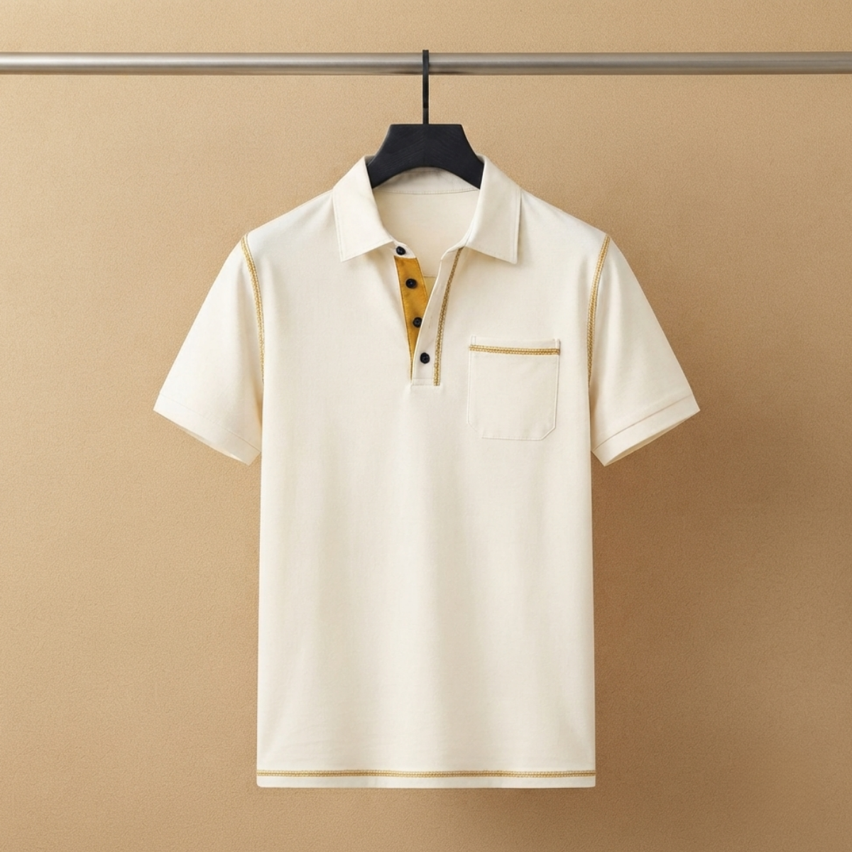4 Men's Casual Polo Collection With Pockets ( C9 )