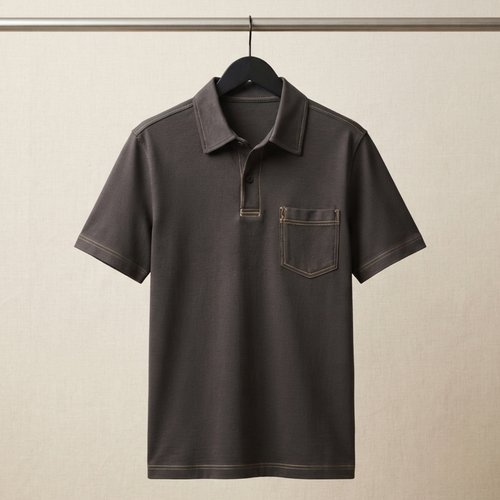 4 Men's Casual Polo Collection With Pockets ( C10 )