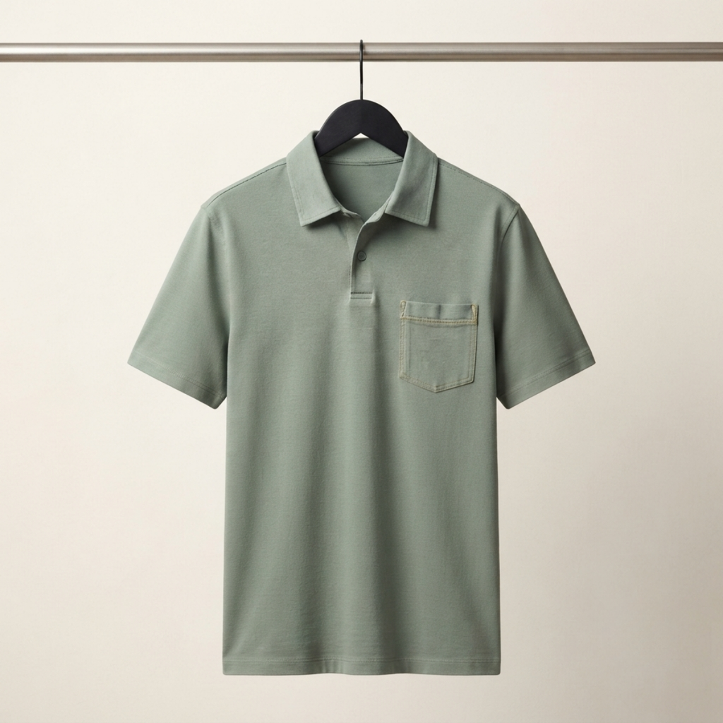 4 Men's Casual Polo Collection With Pockets ( C10 )