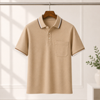 4 Men's Everyday Polo T-Shirts with Pockets ( P-1 )