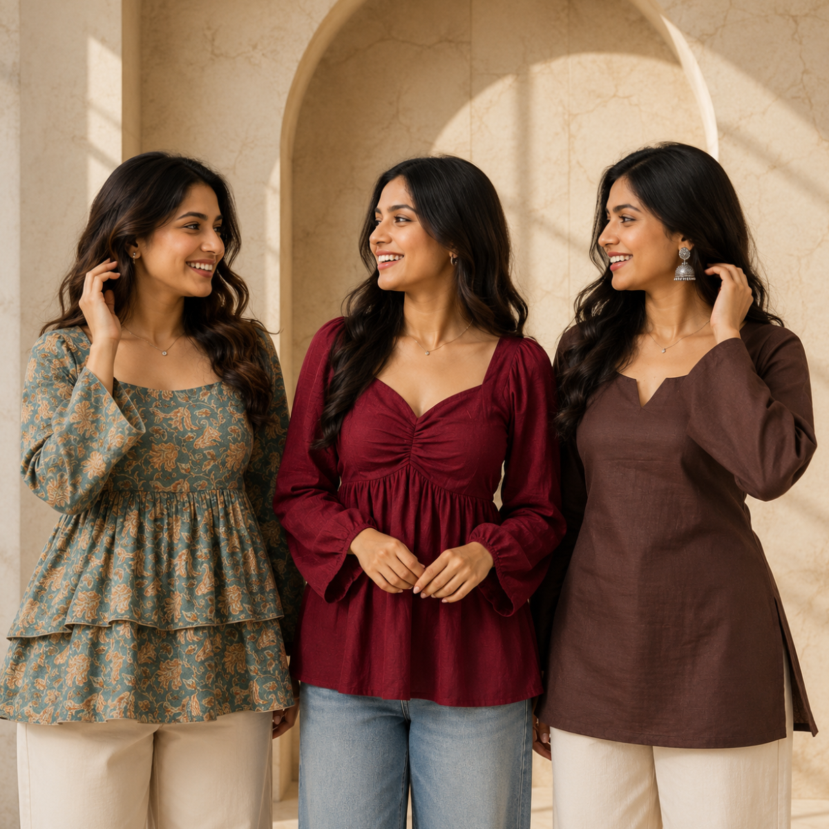 3 Short Kurtis, One Perfect Combo | SK-08