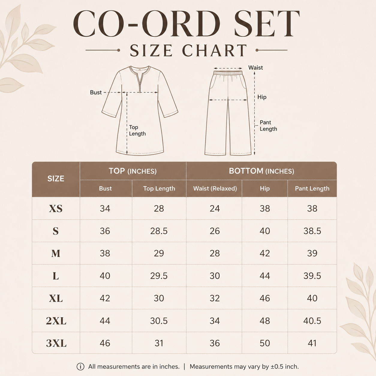 3 Women's Printed Co-Ord Set Collection ( P10 )