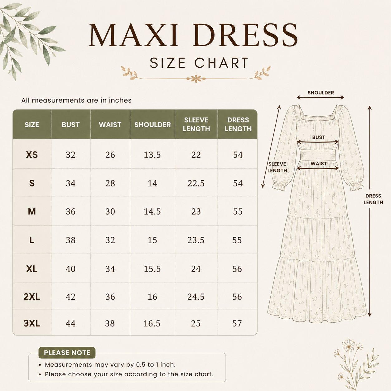 3 Women's Maxi Dress Collection ( D6 )