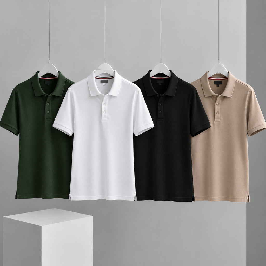 4 Classic Polo T-shirt for Men ( T-1 )