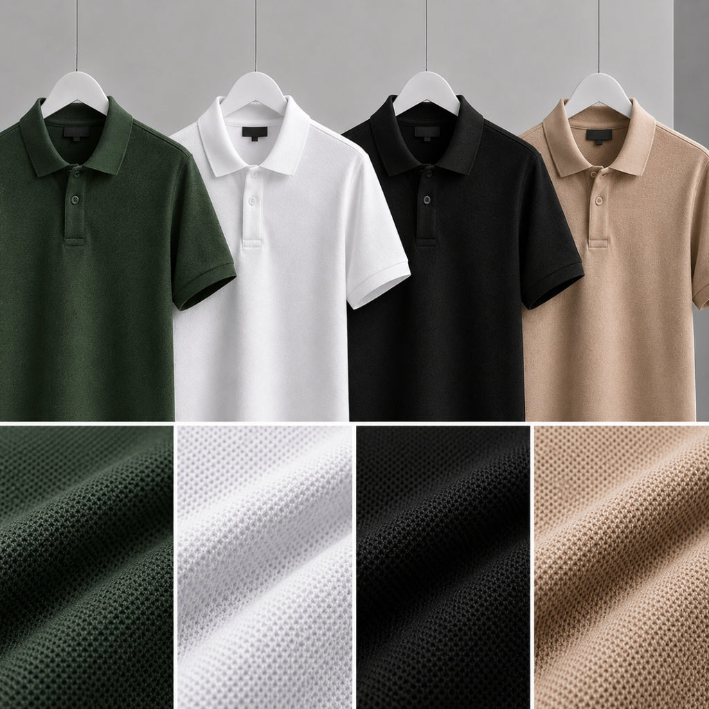 4 Classic Polo T-shirt for Men ( T-1 )