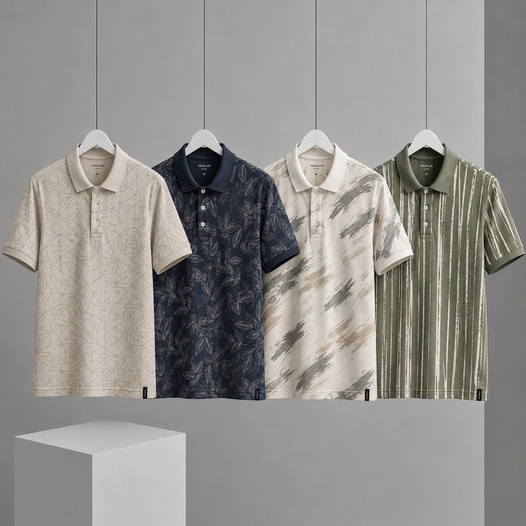 4 Classic Polo T-shirt for Men ( T-2 )
