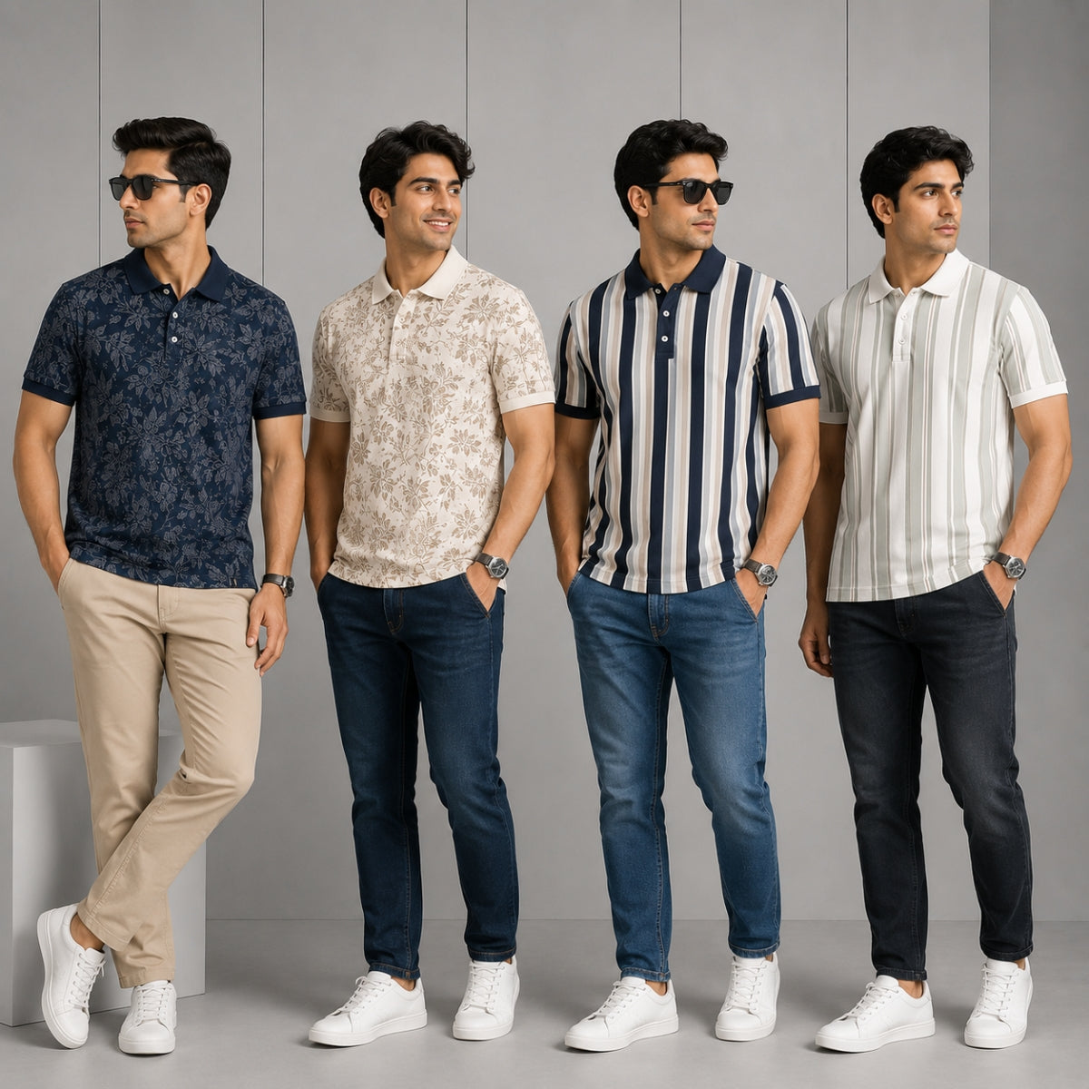 4 Classic Polo T-shirt for Men ( T-3 )