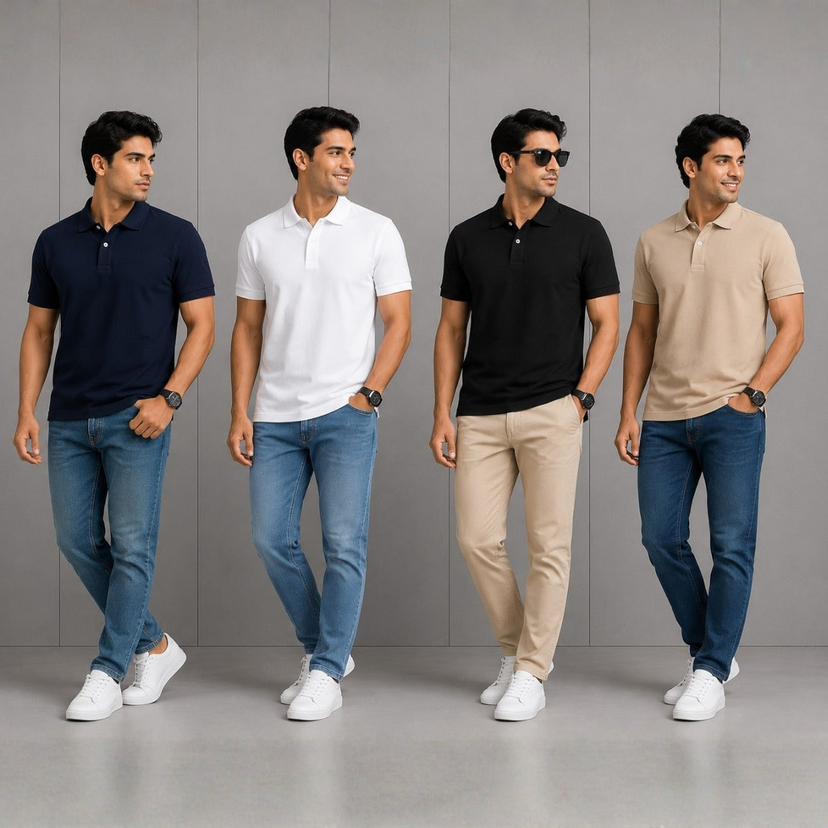 4 Classic Polo T-shirt for Men ( T-4 )