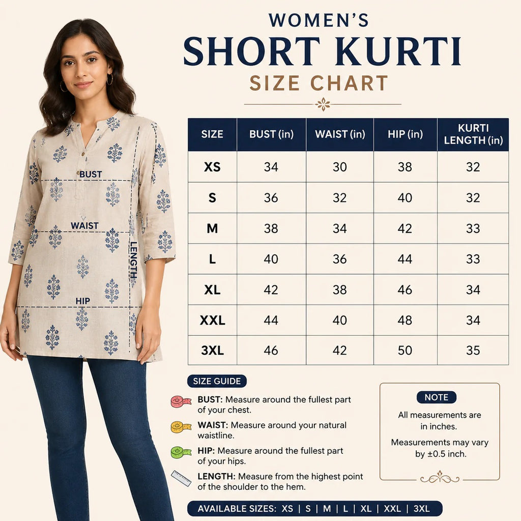 3 Short Kurtis, One Perfect Combo | SK-06