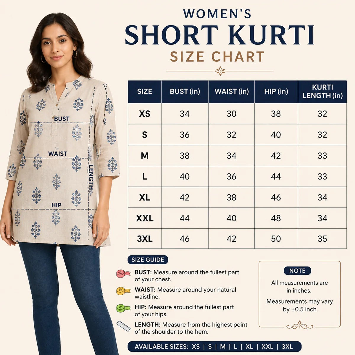 3 Short Kurtis, One Perfect Combo | SK-06